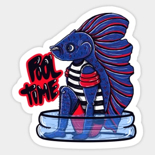 pool time Sticker